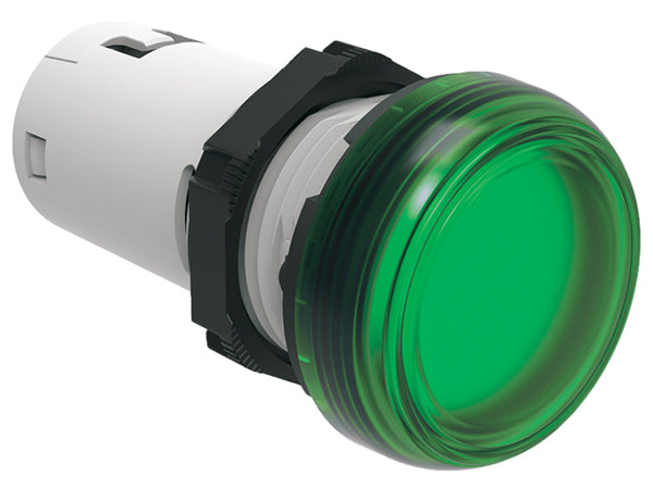 Lovato LPMLM LED Pilot Lights | 230V AC, Green, Red & Yellow, IP66 | لمبة بيان لوفاتو LPMLM | ليد230 فولت، أخضر وأحمر وأصفر، IP66