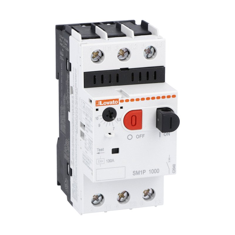 Lovato SM Motor Protection Circuit Breakers | Adjustable MPCB 0.63-100A | قاطع حماية موتور لوفاتو SM | مفتاح حراري مغناطيسي قابل للضبط 0.63-100 أمبير