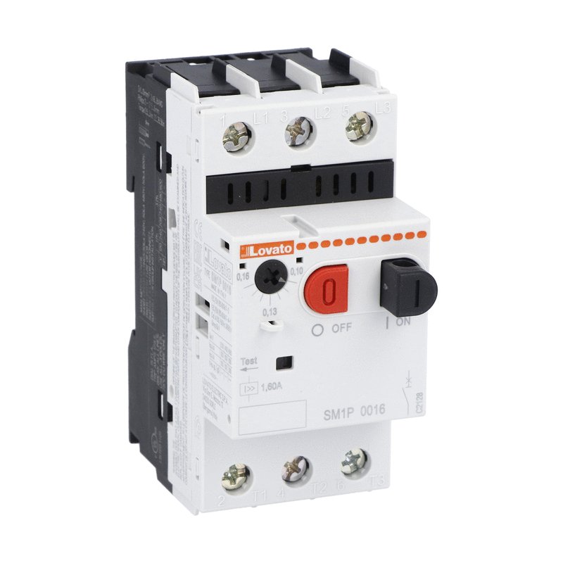 Lovato SM Motor Protection Circuit Breakers | Adjustable MPCB 0.63-100A | قاطع حماية موتور لوفاتو SM | مفتاح حراري مغناطيسي قابل للضبط 0.63-100 أمبير