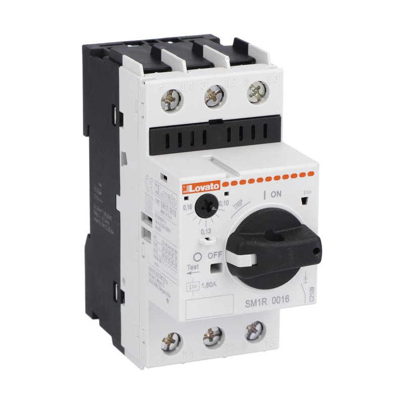Lovato SM Motor Protection Circuit Breakers | Adjustable MPCB 0.63-100A | قاطع حماية موتور لوفاتو SM | مفتاح حراري مغناطيسي قابل للضبط 0.63-100 أمبير
