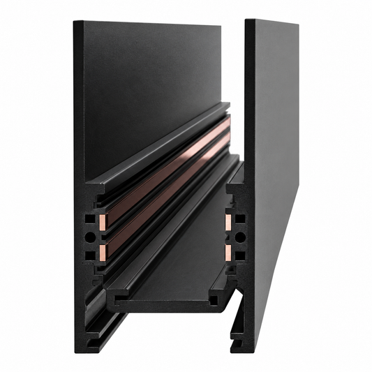 Luma surface-212713 magnetic track black rail profile | لوما ماجنتيك تراك