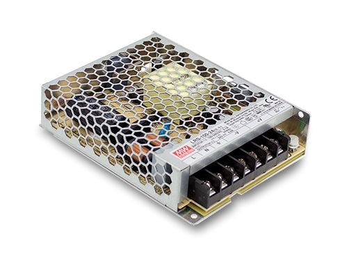 MEAN WELL LRS-100 official manufacturer product photo; output and option label may differ | مين ويل