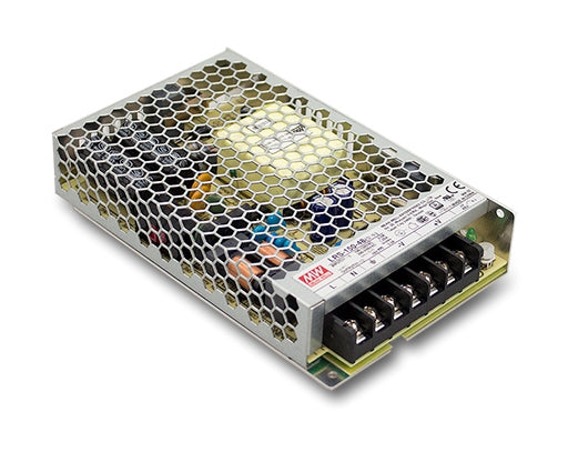MEAN WELL LRS-150 official manufacturer photo; output label may differ | مين ويل LRS-150
