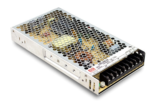 MEAN WELL LRS-200 official manufacturer product photo; output and option label may differ | مين ويل