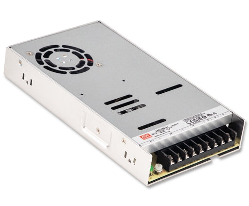 MEAN WELL LRS-450 official manufacturer product photo; output and option label may differ | مين ويل