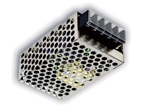 MEAN WELL RS-25 official manufacturer product photo; output and option label may differ | مين ويل
