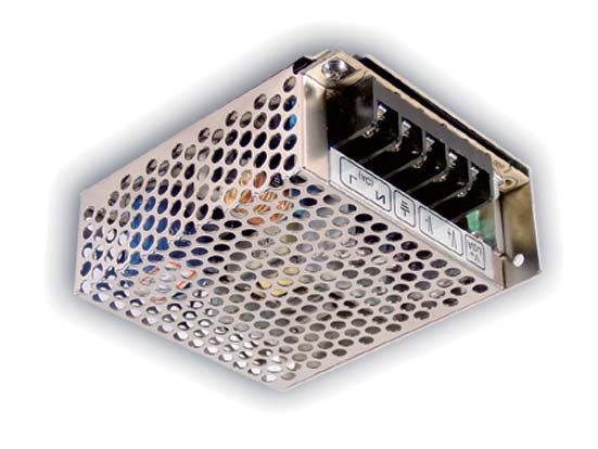 MEAN WELL RS-35 official manufacturer product photo; output and option label may differ | مين ويل