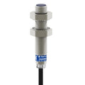 XS608B1PAL2 inductive proximity sensor, stainless steel M8, 12–48 VDC, 2 m cable, Spark