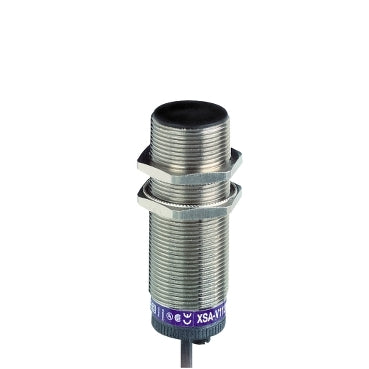 Spark Telemecanique XS inductive proximity sensor, M30, rotation monitoring, Sn10mm, 24–240VAC/DC, 2 m cable