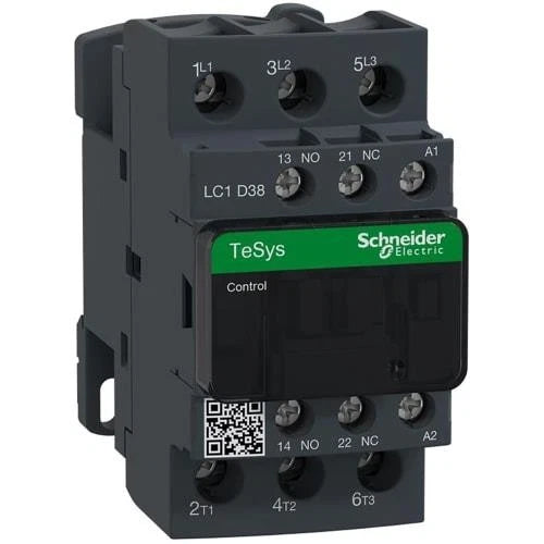 Schneider Electric TeSys D LC1D38 Contactor | LC1D38M7, 3-Pole, 38A AC-3, 220V AC Coil