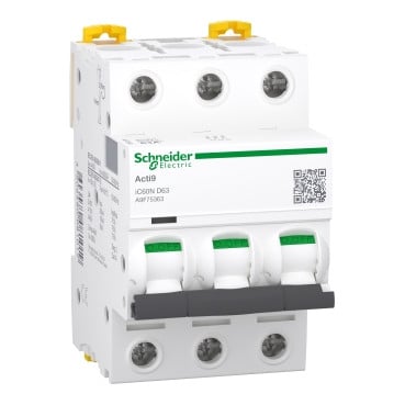 Schneider Electric A9F75363 Miniature Circuit Breakers MCB | iC60N