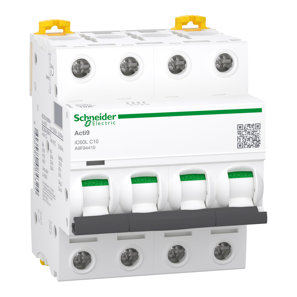 Schneider Electric A9F94410 Miniature Circuit Breakers MCB | iC60L