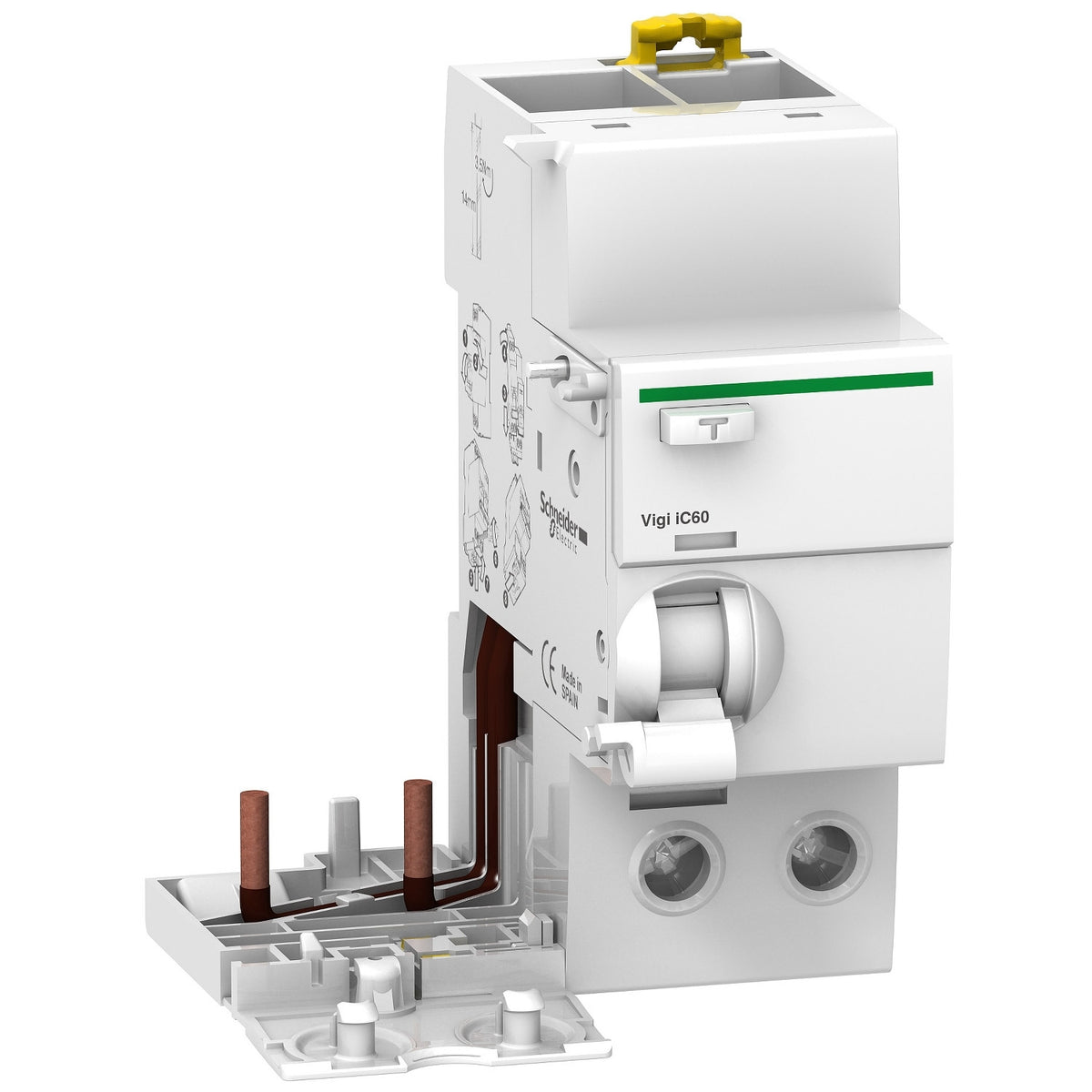 Schneider Electric A9V41263 Residual-Current Add-On Blocks | iC60