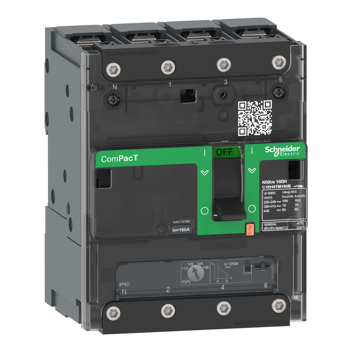 Schneider Electric C11N6TM063B Molded Case Circuit Breakers MCCB | NSXm