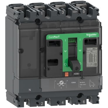 Schneider Electric C16H6TM160 Molded Case Circuit Breakers MCCB | ComPacT NSX160H