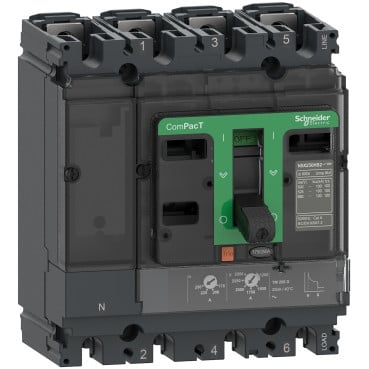 Schneider Electric C25B6TM250 Molded Case Circuit Breakers MCCB | ComPacT NSX250B