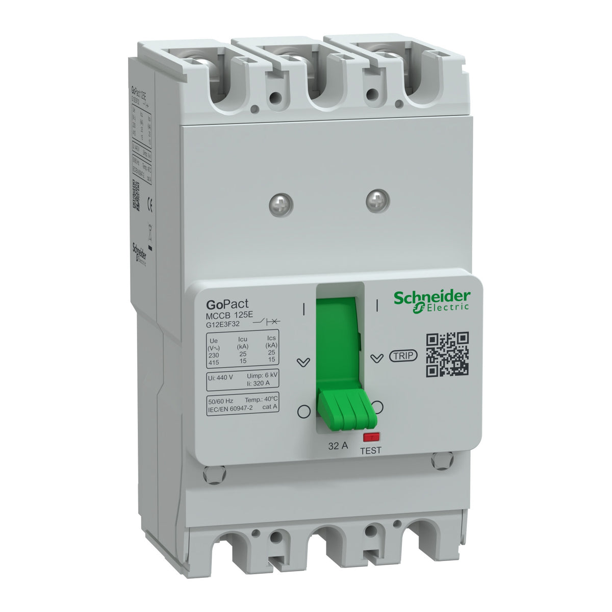 Schneider Electric G12E3A80 Molded Case Circuit Breakers MCCB | GoPact MCCB 125
