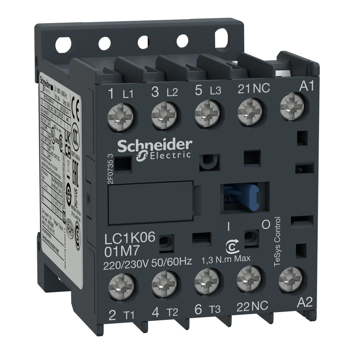 Schneider Electric LC1K0601M7 Motor Contactors | TeSys K