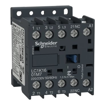Schneider Electric LC1K1601M7 Motor Contactors | TeSys K