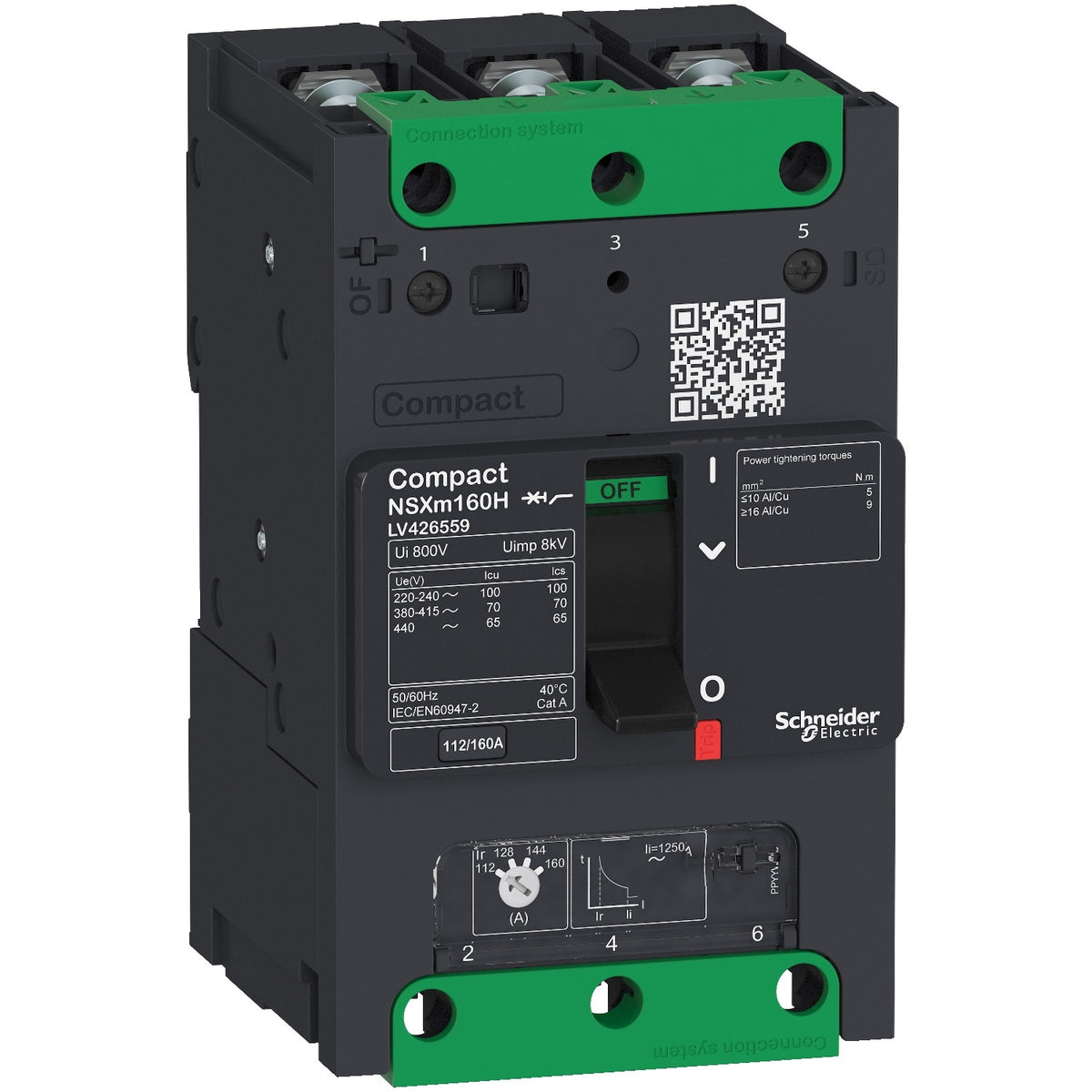 Schneider Electric LV426350 Molded Case Circuit Breakers MCCB | NSXm