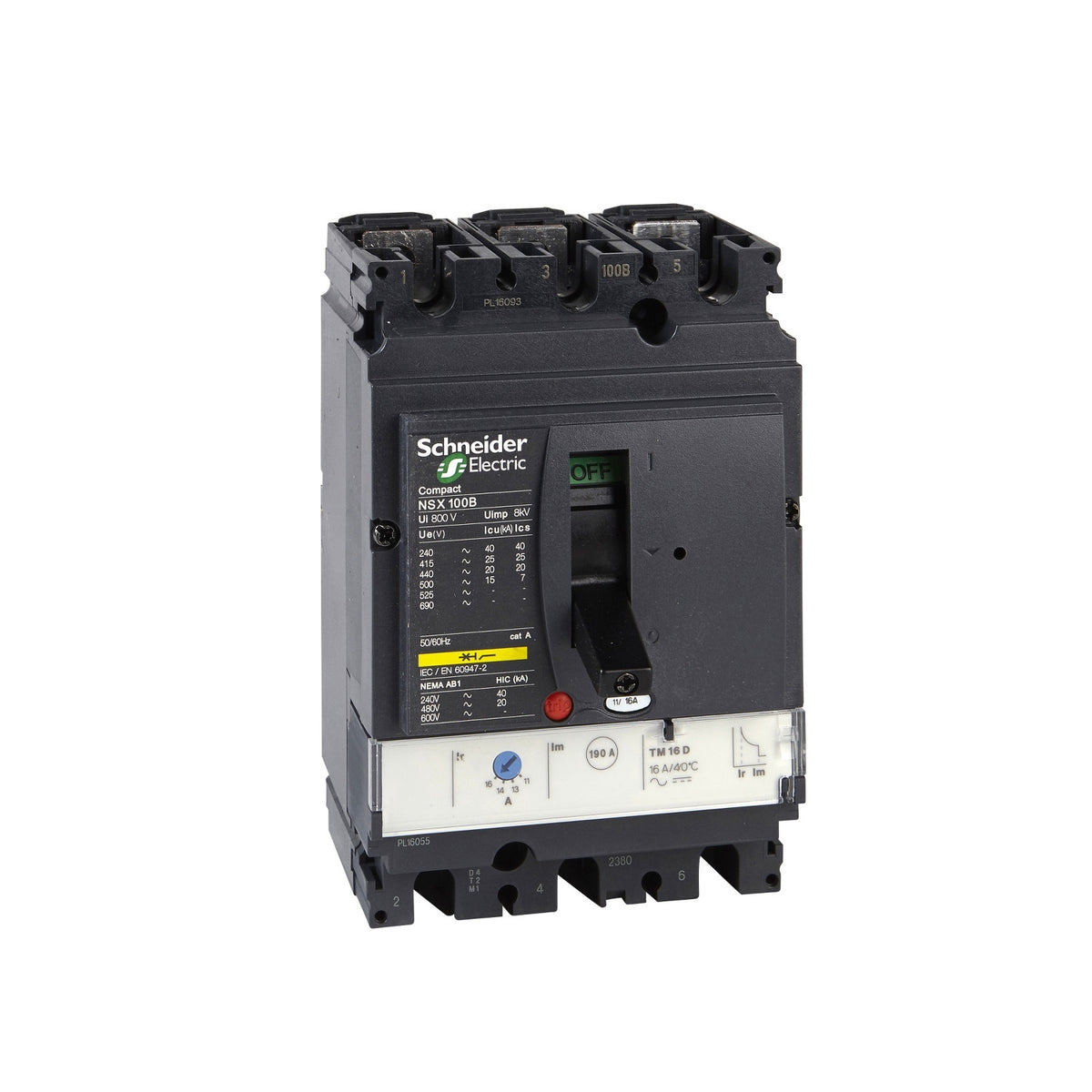 Schneider Electric LV429841 Molded Case Circuit Breakers MCCB | ComPacT NSX100N