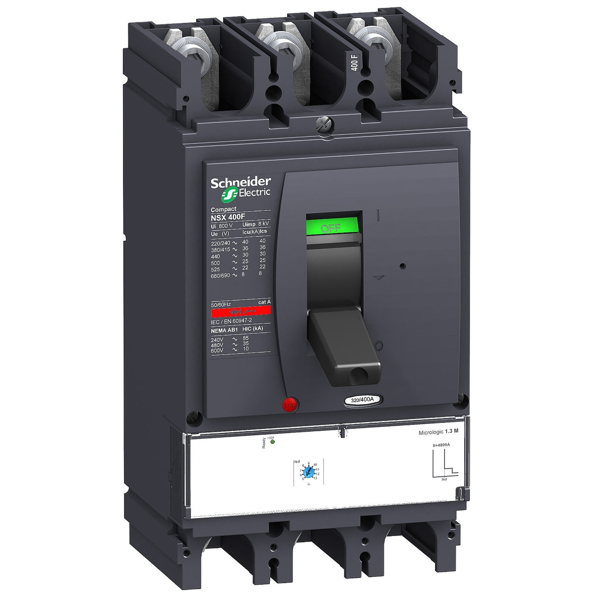 Schneider Electric LV432750 Molded Case Circuit Breakers MCCB | ComPacT NSX400H