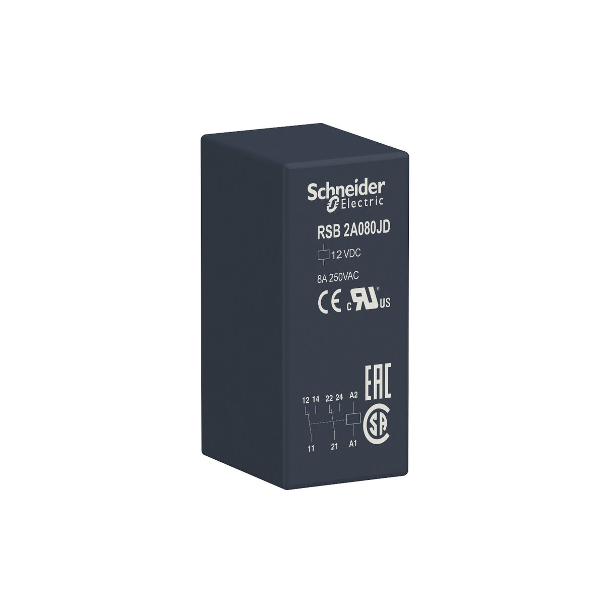 Schneider Electric RSB2A080JD Control & Monitoring Relays | Zelio Relays