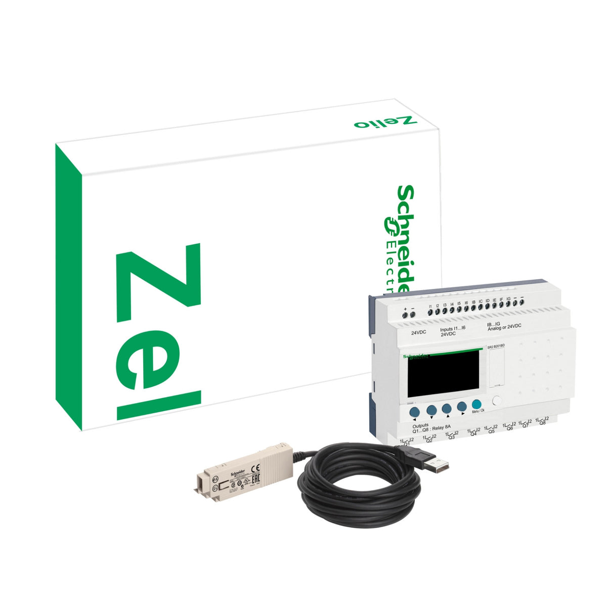 Schneider Electric SR2PACK2FU Programmable Controllers & HMI | Zelio Logic
