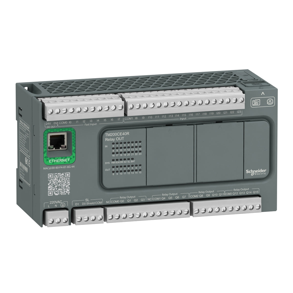 Schneider Electric TM200CE40R Programmable Controllers & HMI | Modicon Easy M200