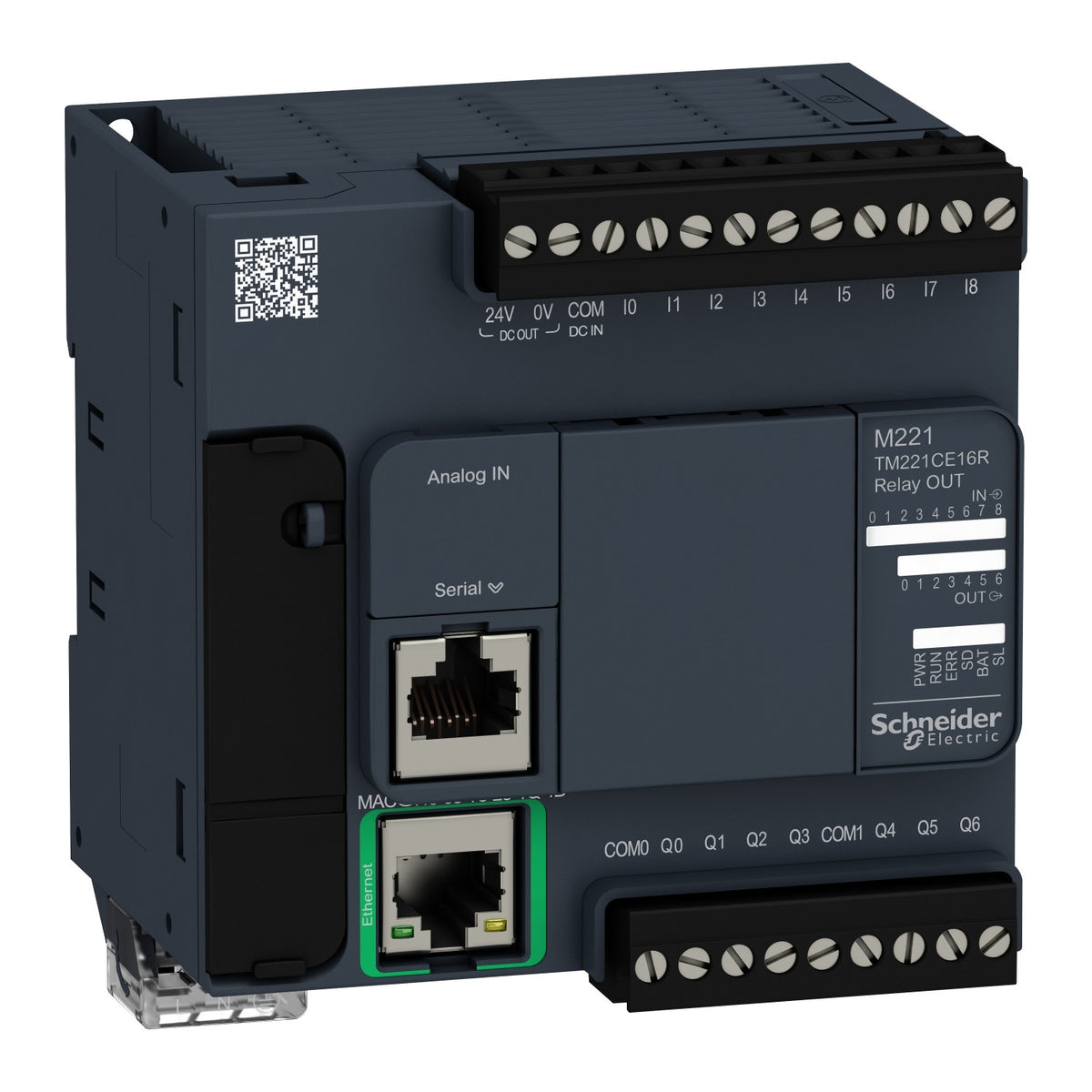 Schneider Electric TM221CE16R Programmable Controllers & HMI | Modicon M221 Nano PLC