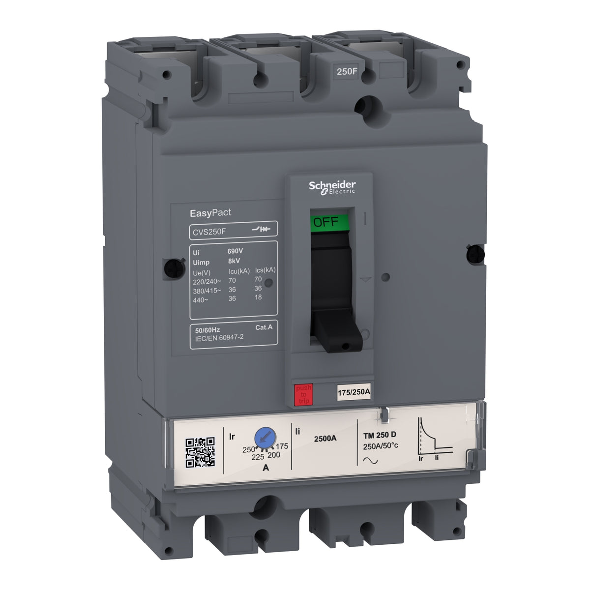 شنايدر إلكتريك Schneider LV510303 EasyPact CVS MCCB قاطع اتوماتيك | قاطع MCCB اتوماتيك علبة مصبوبة
