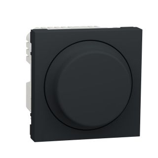 Schneider Electric New Unica NU351454 Rotary Push Dimmer, Anthracite