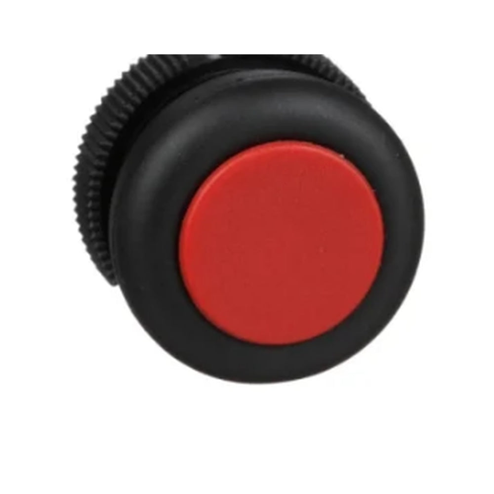 Schneider XACA9414 Harmony XAC Booted Push Button Head | Red Spring Return | Harmony XAC product image